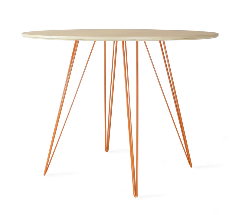 Williams Dining Table - Small Circle - Tronk - Tables + Desks - Maple - Blood Red - HORNE