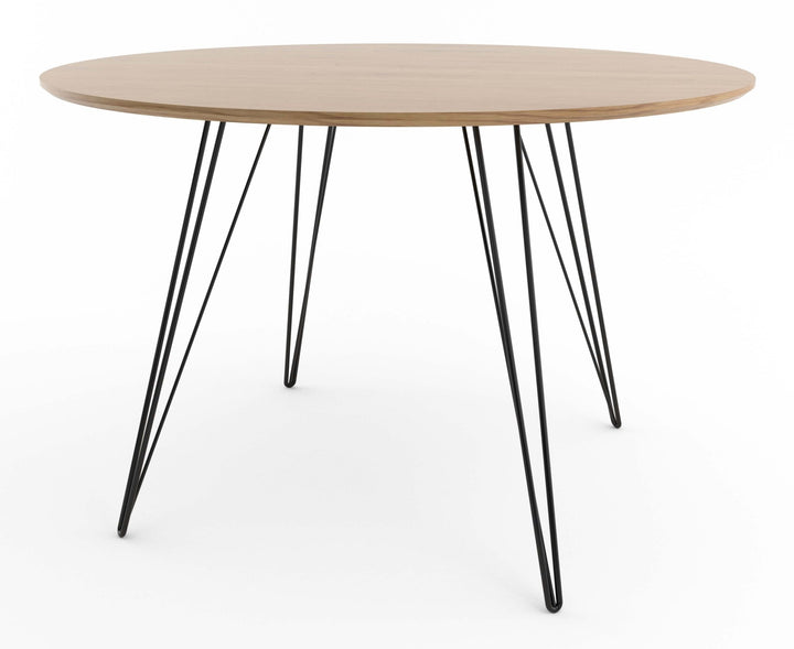 Williams Dining Table - Small Oval - Tronk - Tables + Desks - White Oak - Black - HORNE