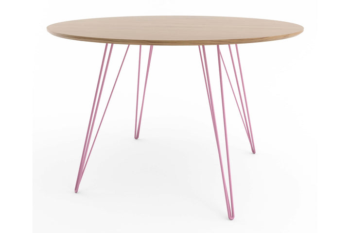 Williams Dining Table - Small Oval - Tronk - Tables + Desks - White Oak - Pink - HORNE