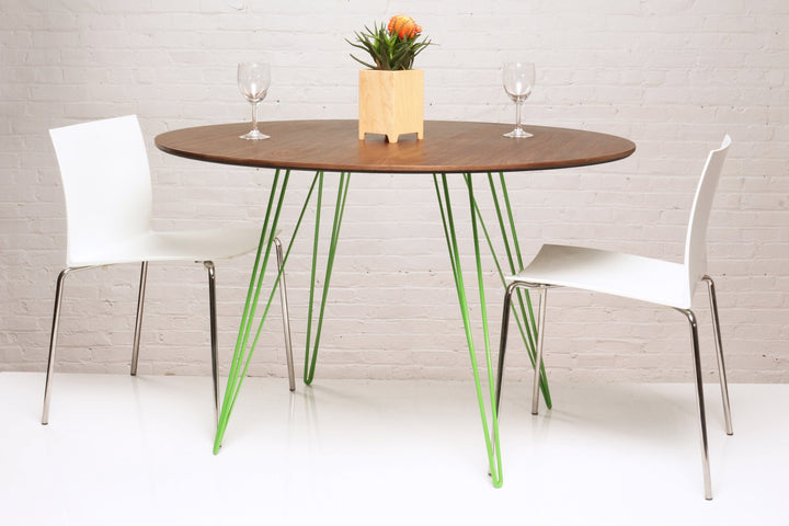 Williams Dining Table - Small Oval - Tronk - Tables + Desks - Walnut - White - HORNE