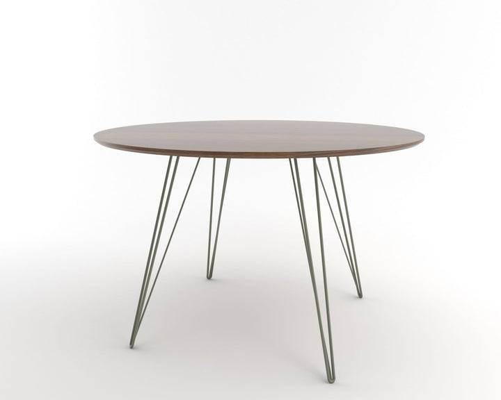 Williams Dining Table - Small Oval - Tronk - Tables + Desks - Walnut - Prairie Green - HORNE
