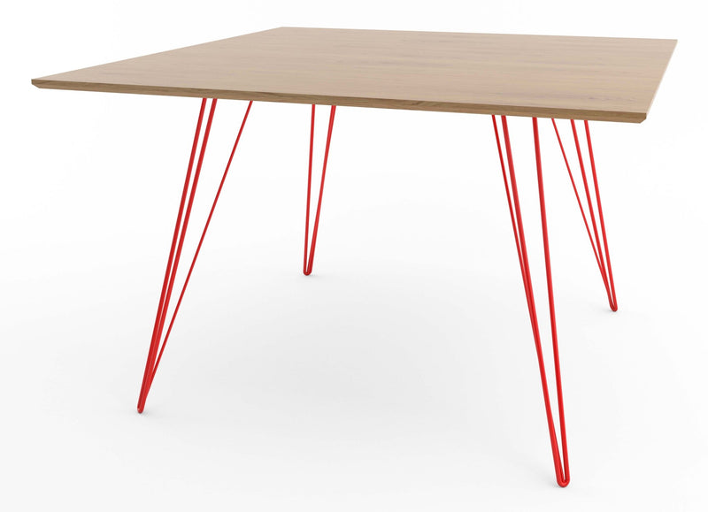 Williams Dining Table - Small Rectangle - Tronk - Tables + Desks - Maple - Blood Red - HORNE