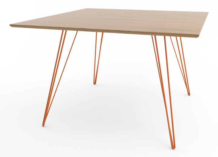 Williams Dining Table - Small Rectangle - Tronk - Tables + Desks - White Oak - Orange - HORNE