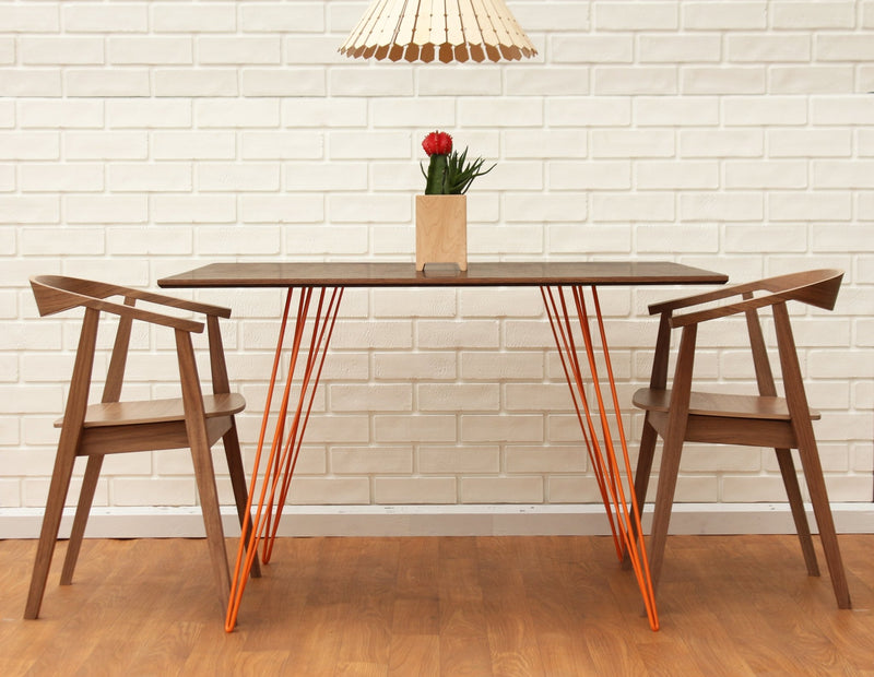Williams Dining Table - Small Square - Tronk - Tables + Desks - Maple - Blood Red - HORNE
