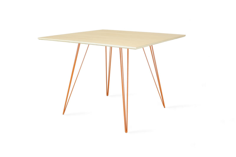 Williams Dining Table - Small Square - Tronk - Tables + Desks - Maple - Blood Red - HORNE