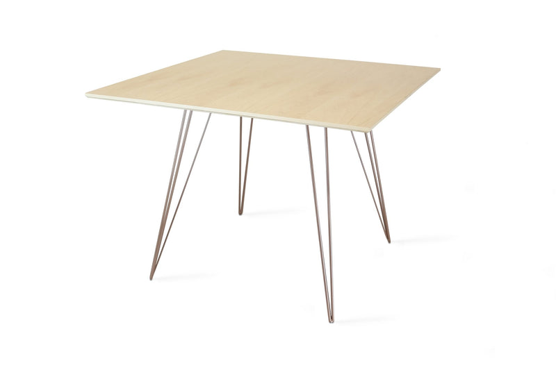 Williams Dining Table - Small Square - Tronk - Tables + Desks - Maple - Blood Red - HORNE