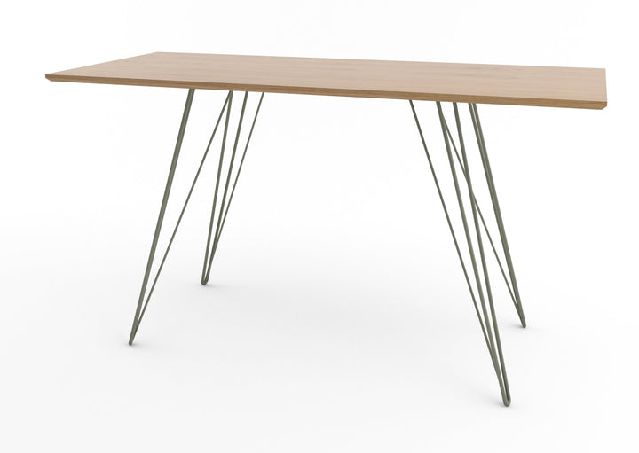 Williams Writing Desk - Tronk - Desks - White Oak - Prairie Green - HORNE