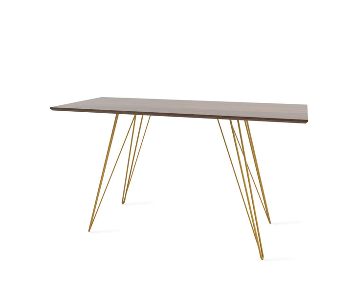 Williams Writing Desk - Tronk - Desks - Walnut - Mustard - HORNE