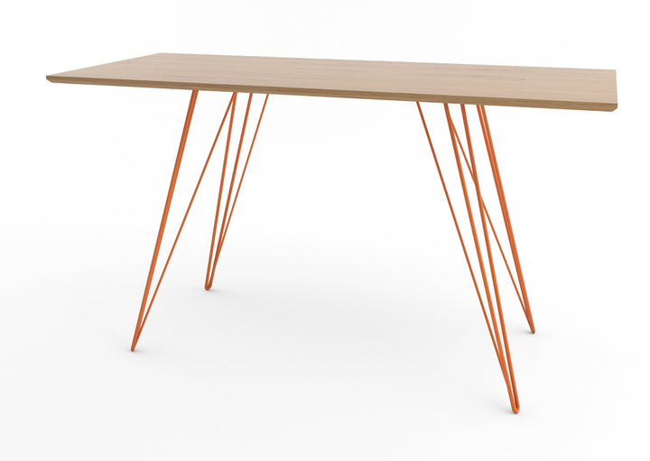 Williams Writing Desk - Tronk - Desks - White Oak - Orange - HORNE