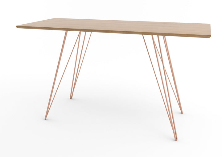 Williams Writing Desk - Tronk - Desks - White Oak - Rose Copper - HORNE