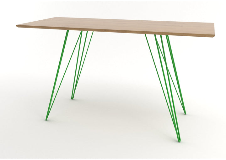 Williams Writing Desk - Tronk - Desks - White Oak - Green - HORNE