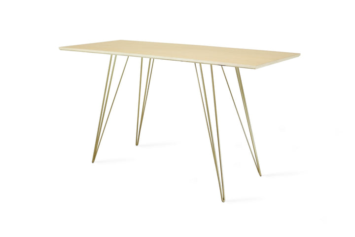 Williams Writing Desk - Tronk - Desks - Maple - Brassy Gold - HORNE