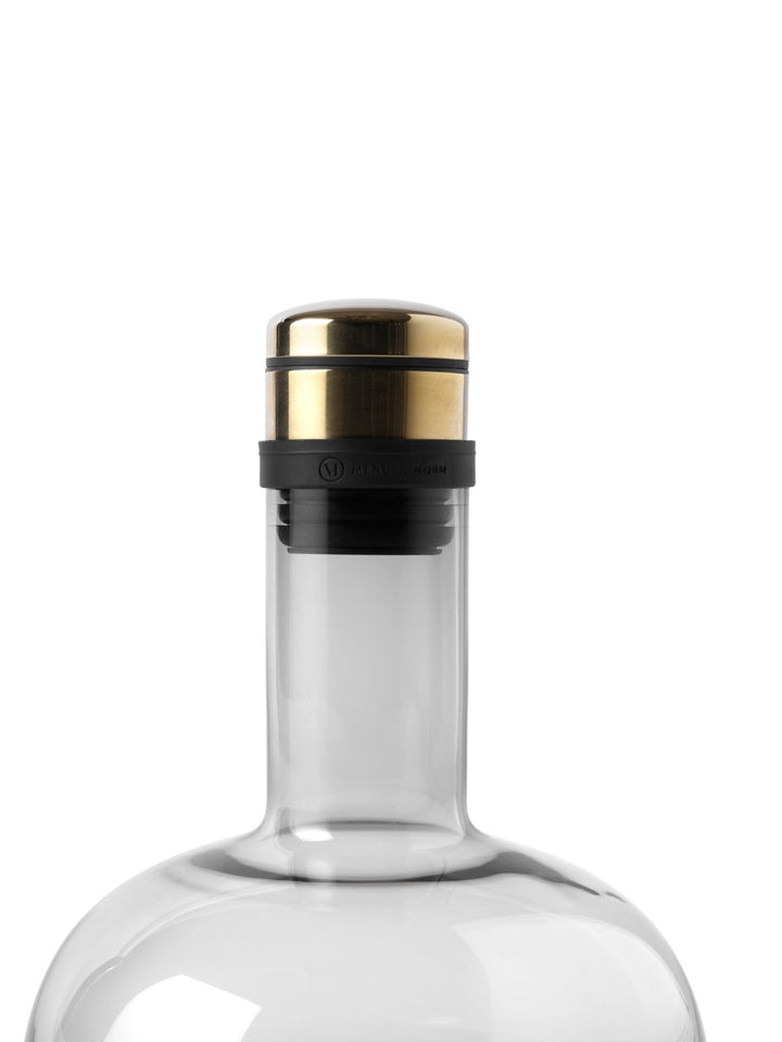 Wine Breather Carafe Original - Audo Copenhagen - Barware - Smoke / Brass - HORNE