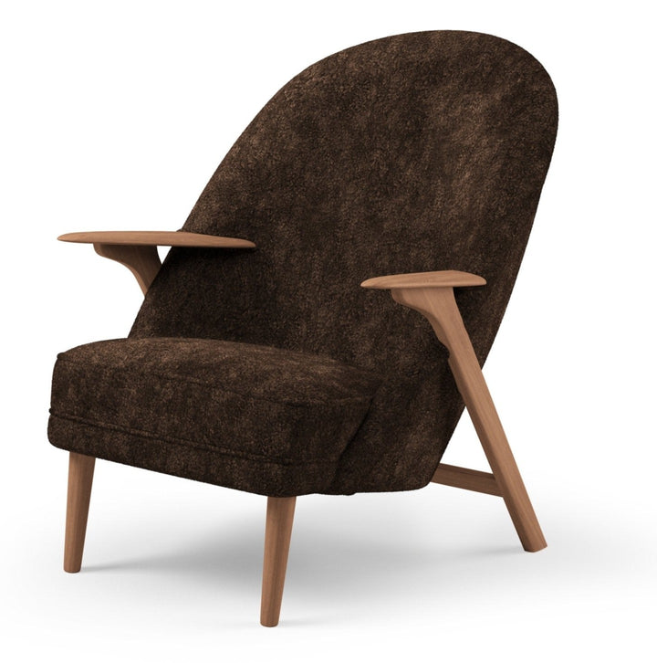 Wingman Lounge Chair - Warm Nordic - Chairs - Sheepskin Espresso - HORNE