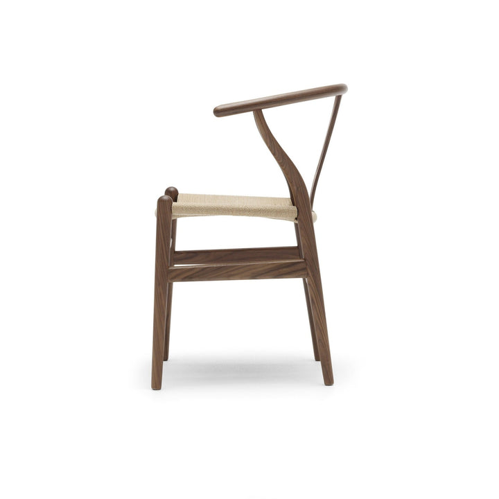 Wishbone Chair CH24 - Natural Paper Cord - Carl Hansen & Son - Chairs - Oak - White Oil Finish - HORNE