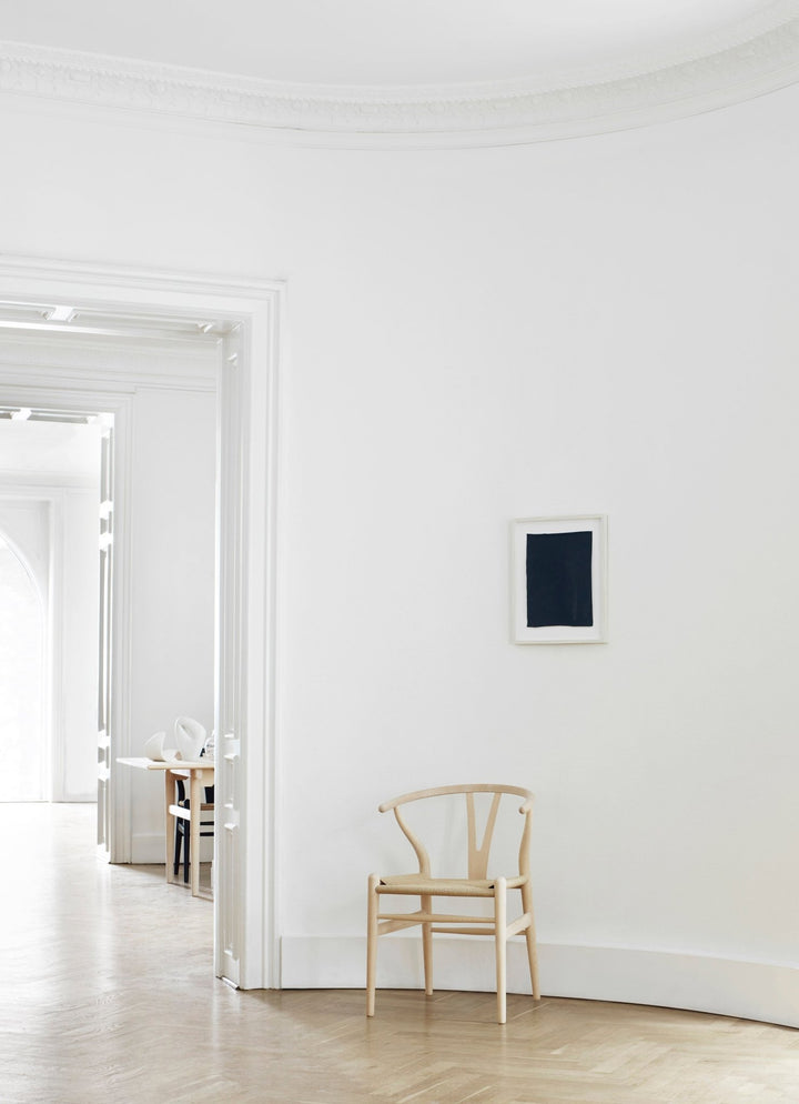 Wishbone Chair CH24 - Natural Paper Cord - Carl Hansen & Son - Chairs - Oak - White Oil Finish - HORNE