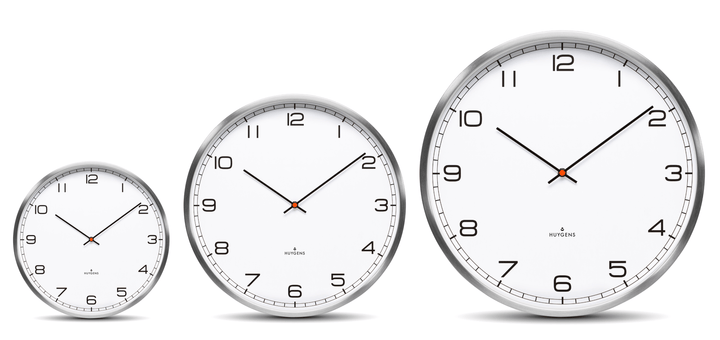 Wood35 Wall Clock - Pine Wood - Huygens - Clocks - White Arabic - HORNE