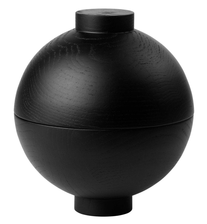 Wooden Sphere - Kristina Dam - Art + Objects - X Large - Black Oak - HORNE