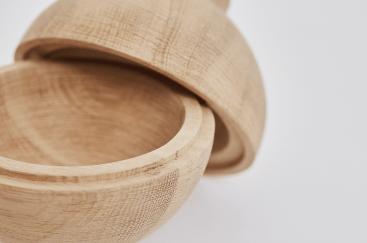 Wooden Sphere - Kristina Dam - Art + Objects - X Large - Natural Oak - HORNE