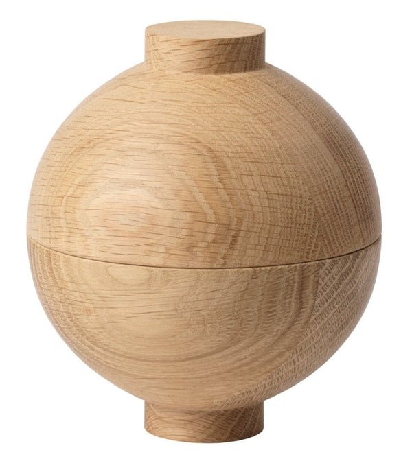 Wooden Sphere - Kristina Dam - Art + Objects - Large - Natural Oak - HORNE