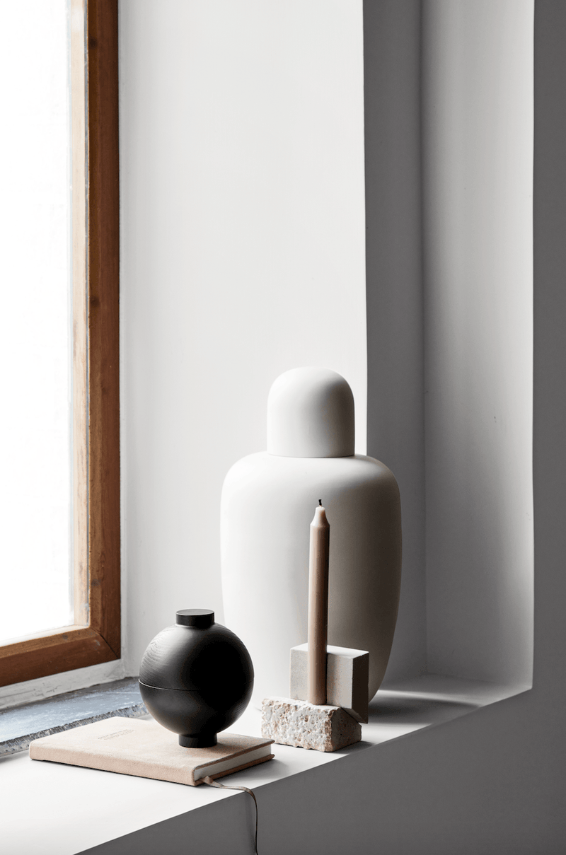 Wooden Sphere - Kristina Dam - Art + Objects - Large - Natural Oak - HORNE