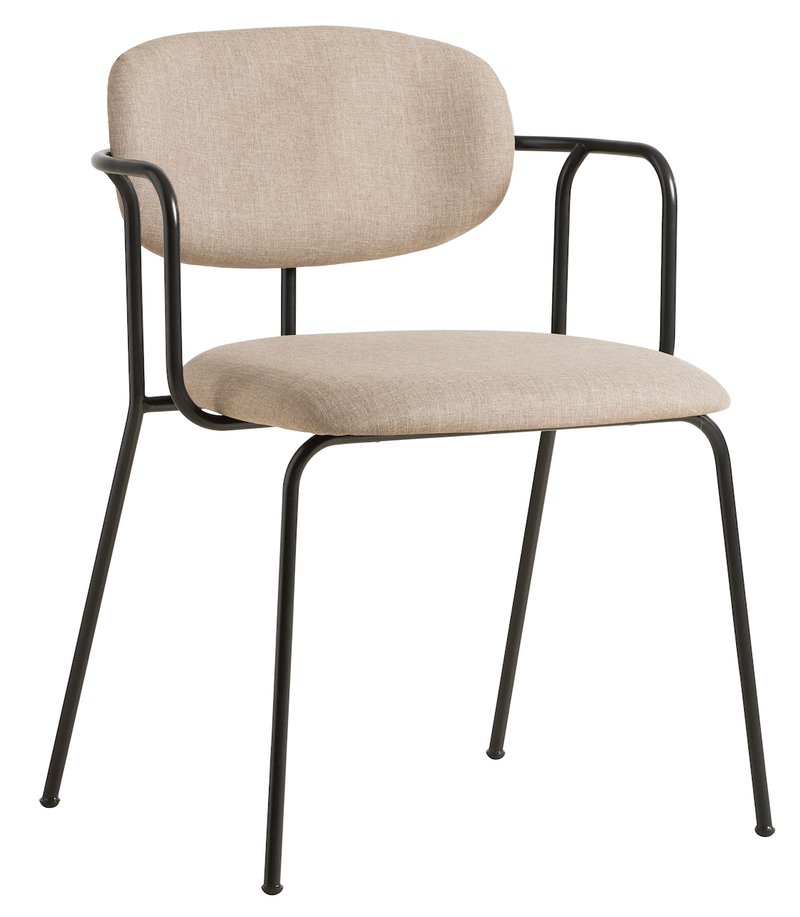 woud Frame Dining Chair - Woud - Chairs - Beige/Black - HORNE