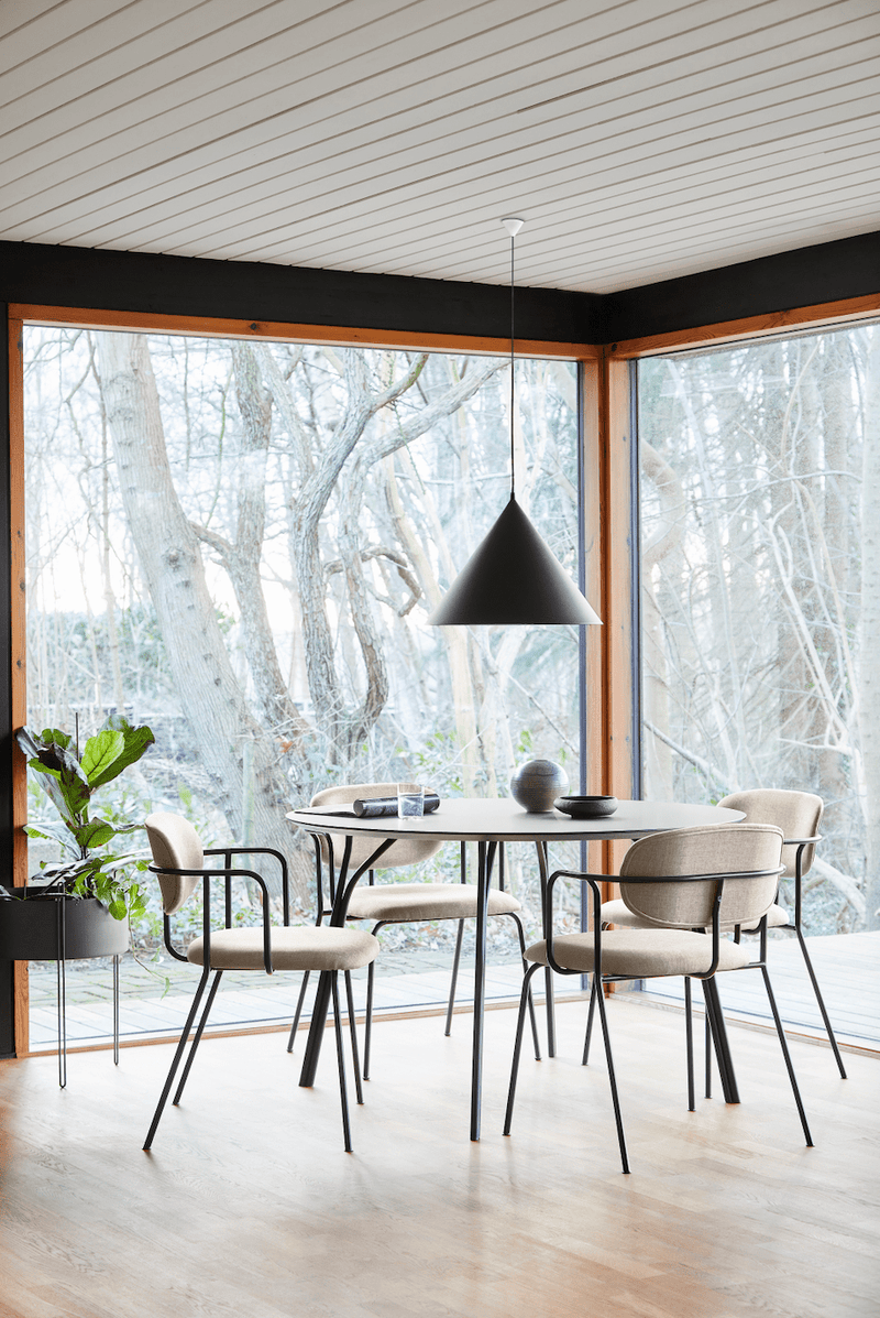 woud Frame Dining Chair - Woud - Chairs - Beige/Black - HORNE