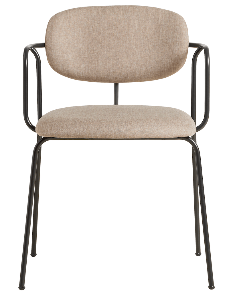 woud Frame Dining Chair - Woud - Chairs - Beige/Black - HORNE