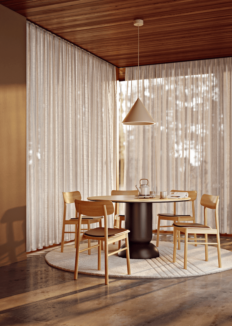 woud Soma Dining Chair - Woud - Chairs - Black Painted Ash - HORNE