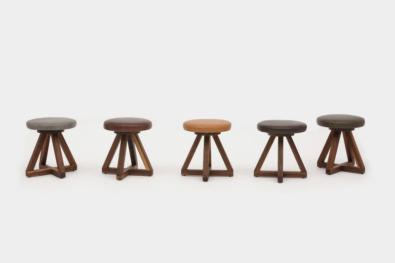 X1 Stool - Artless - Stools + Benches + Ottomans - Walnut - Blackbean - HORNE