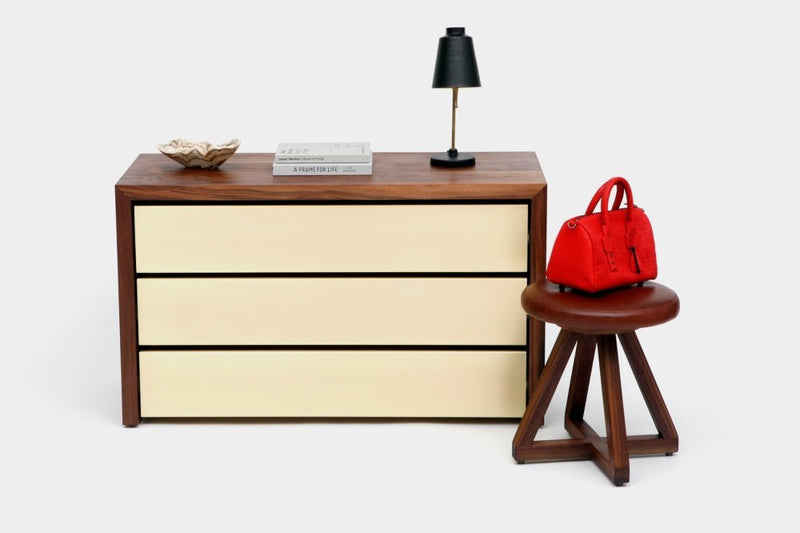 X1 Stool - Artless - Stools + Benches + Ottomans - Walnut - Blackbean - HORNE