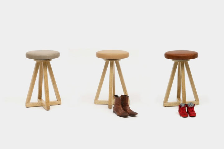 X2 Stool - Artless - Stools + Benches + Ottomans - Walnut - Blackbean - HORNE