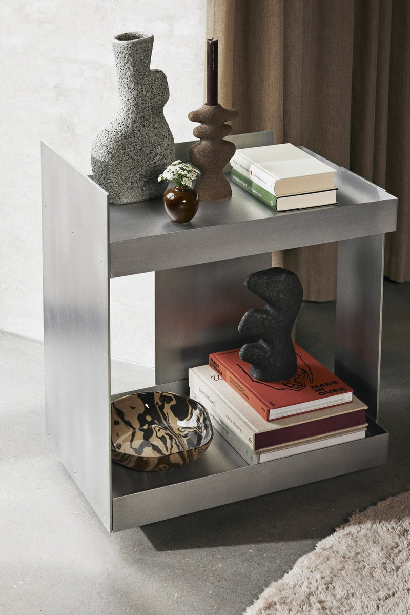 Yara Vase - Ferm Living - Vases - Small - Grey Pumice - HORNE