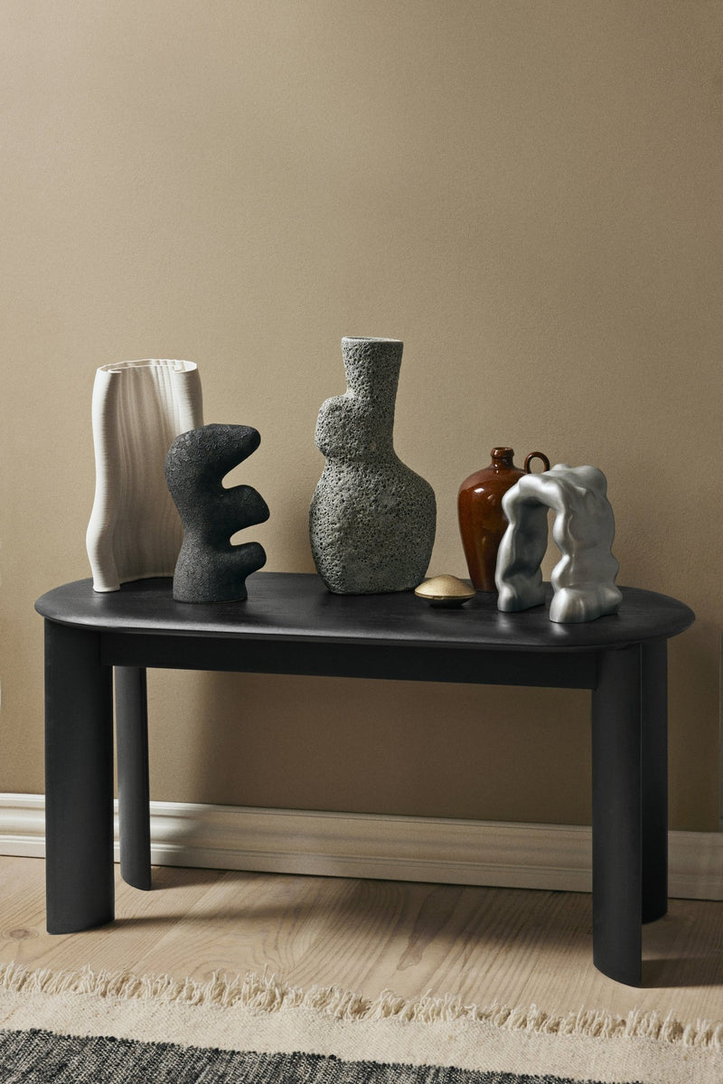 Yara Vase - Ferm Living - Vases - Small - Grey Pumice - HORNE
