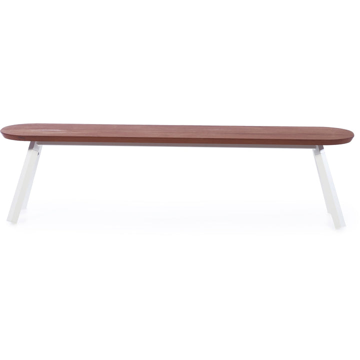 You And Me Bench - Indoor/Outdoor - RS Barcelona - Stools + Benches + Ottomans - 180 Bench - White - HORNE