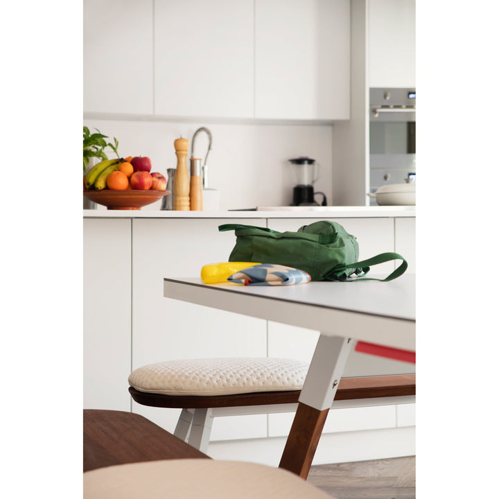 You And Me Bench - Indoor/Outdoor - RS Barcelona - Stools + Benches + Ottomans - 220 Bench - White - HORNE