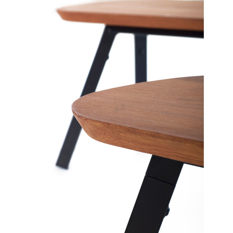 You And Me Bench - Indoor/Outdoor - RS Barcelona - Stools + Benches + Ottomans - 50 Stool - Black - HORNE