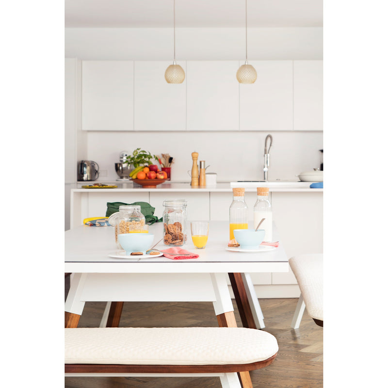 You And Me Bench - Indoor/Outdoor - RS Barcelona - Stools + Benches + Ottomans - 50 Stool - Black - HORNE