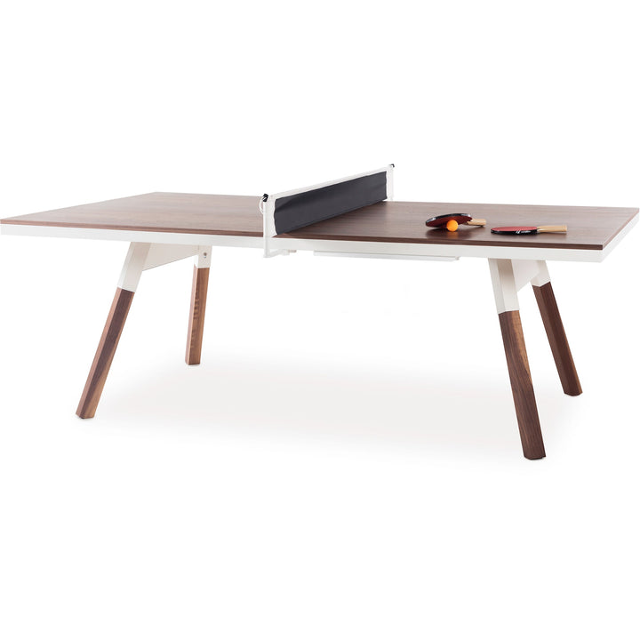 You And Me Ping Pong Table Wood - 220 Medium - RS Barcelona - Stools + Benches + Ottomans - Walnut - White - HORNE