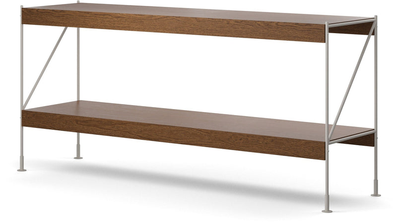 Zet Storage System, 60in. - Audo Copenhagen - Shelving - 1x2 - Black Steel - Black Oak - HORNE