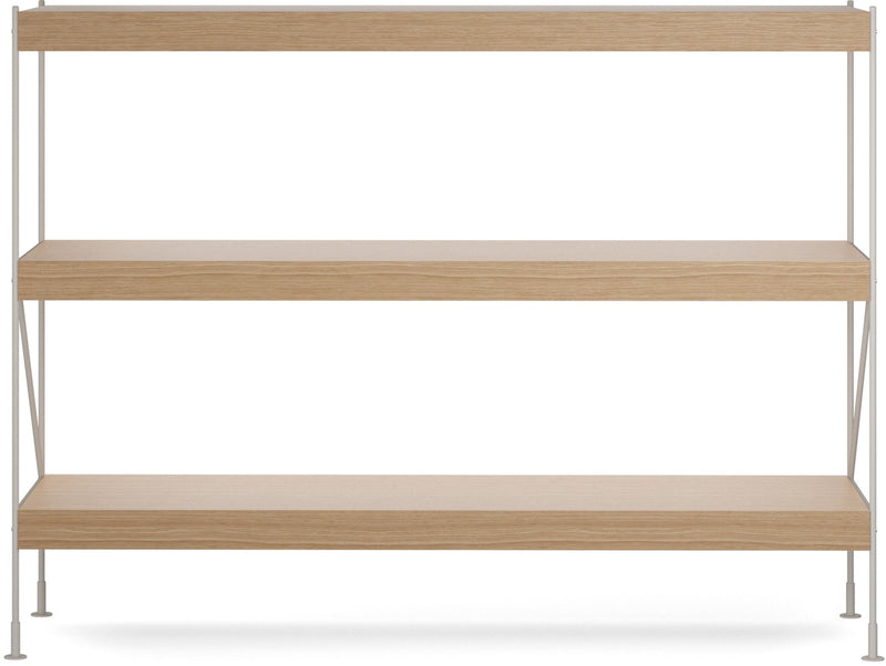 Zet Storage System, 60in. - Audo Copenhagen - Shelving - 1x2 - Black Steel - Black Oak - HORNE