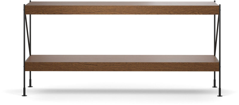 Zet Storage System, 60in. - Audo Copenhagen - Shelving - 1x2 - Black Steel - Black Oak - HORNE